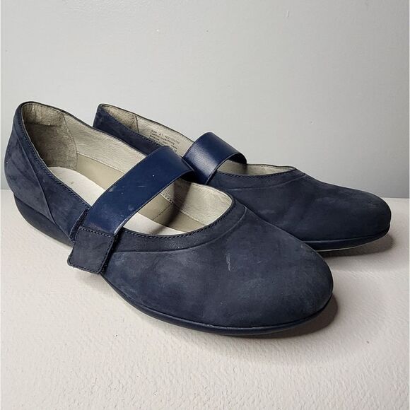 Dansko Women Kendra Size US 10.5-11 EUR 41 Navy Blue Mary Jane Flat no insole - Picture 1 of 6